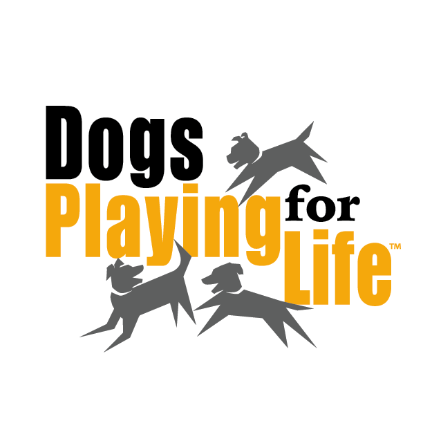 Dogs Playing for Life Logo