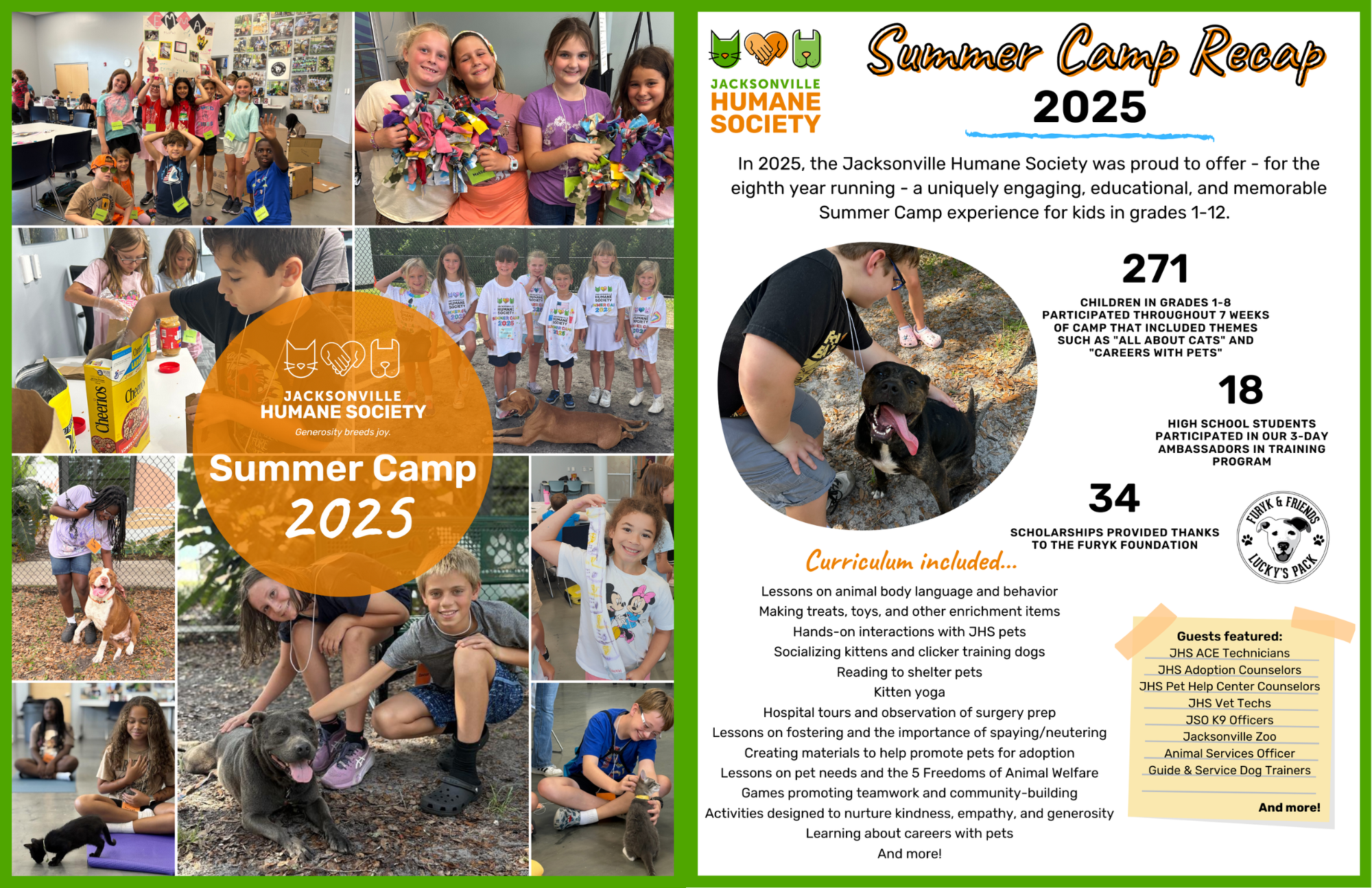 JHS Summer Camp Recap Preview