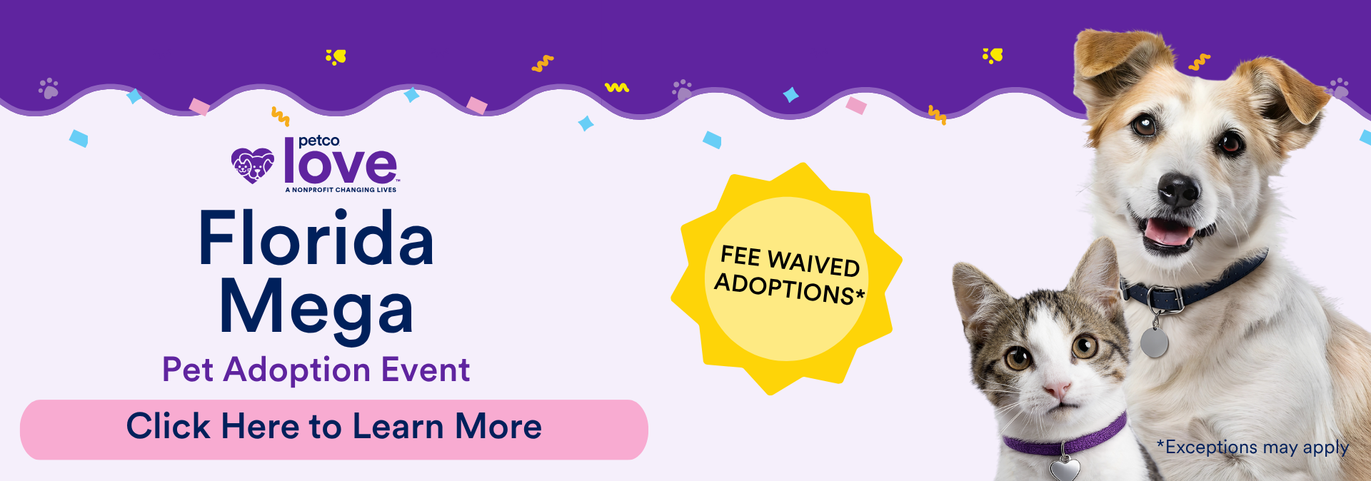MEGA Adopt Florida Pop Up-Click to learn more